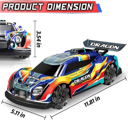 Drift 4wd spray. Dazzle light. Drift racing car