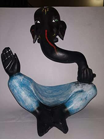 Wood bedside ganesh hand craft