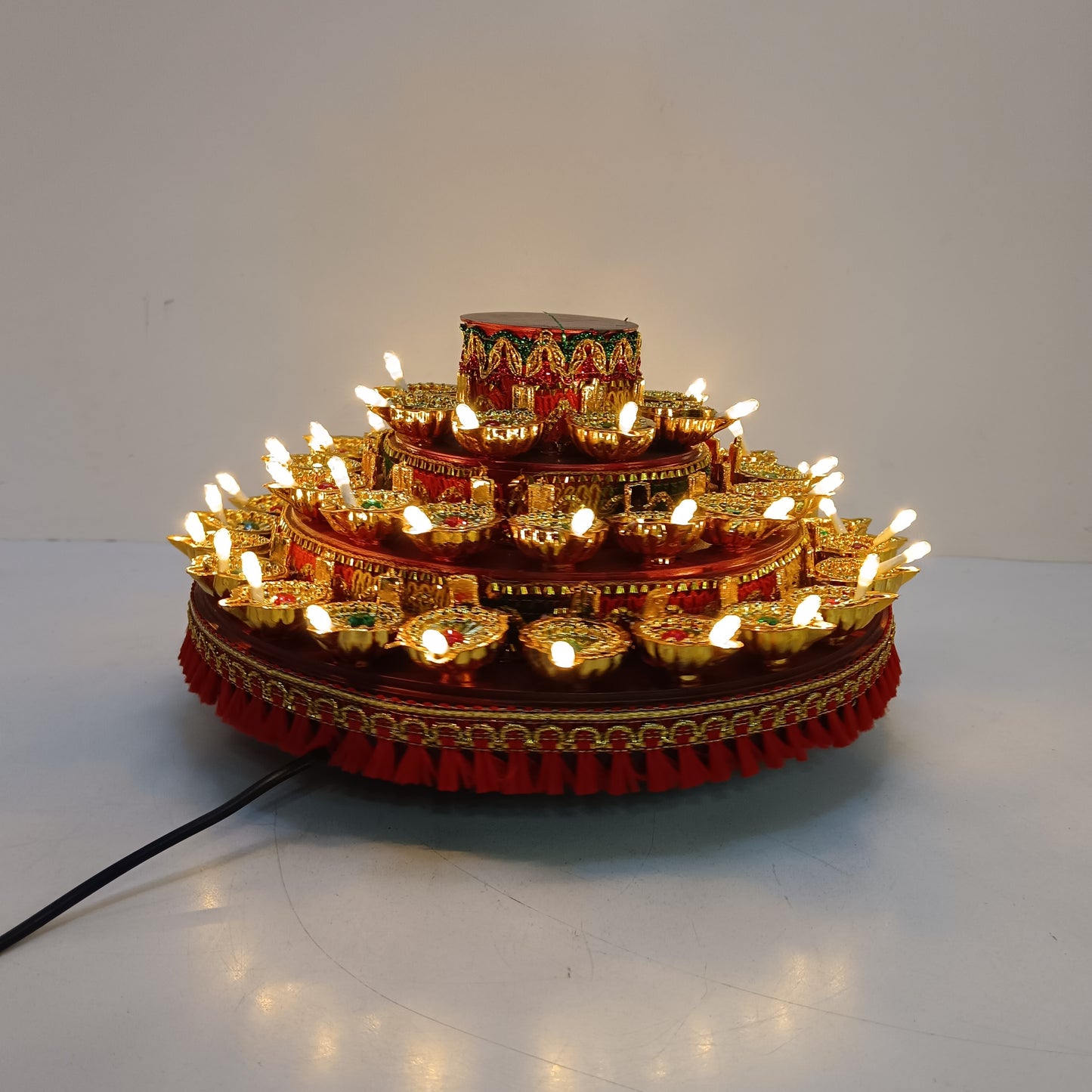 LED DIYA REVOLVING STAND