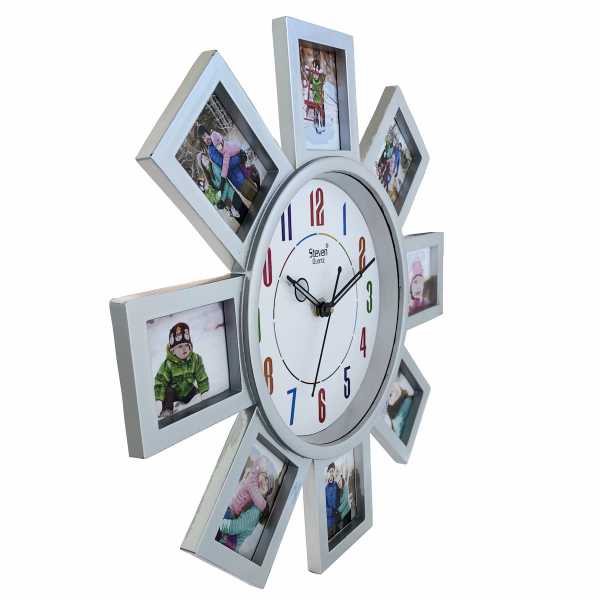 PHOTO FRAME WITH CLOCK