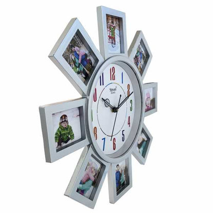 PHOTO FRAME WITH CLOCK