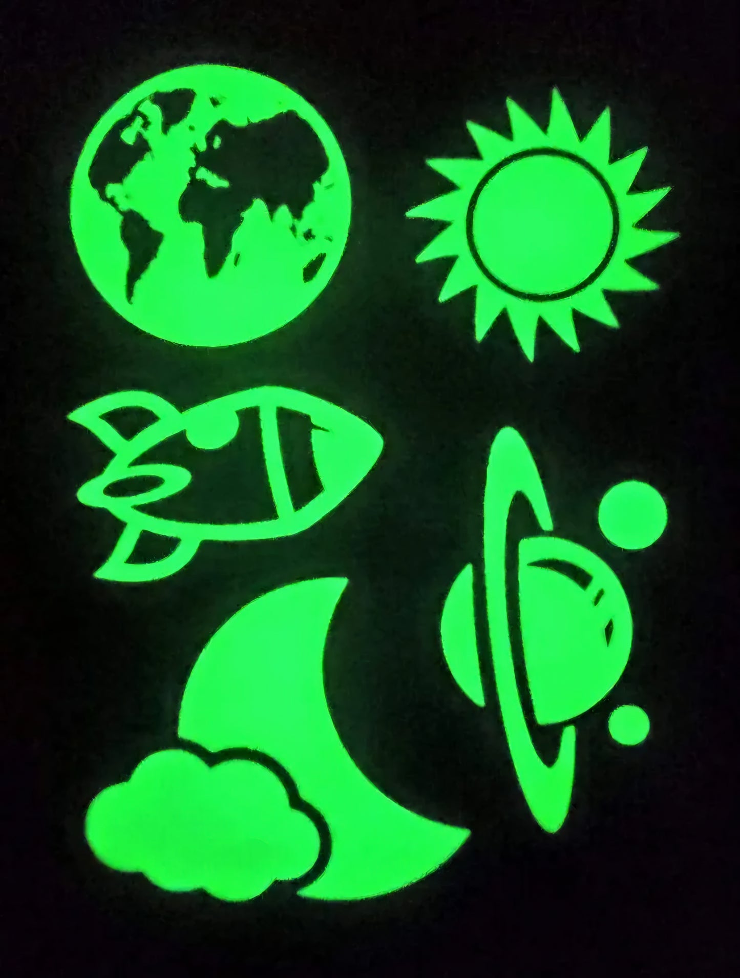 Galaxy Star Glow in The Dark Wall Stickers Ceiling Stickers for kids Room Decoration