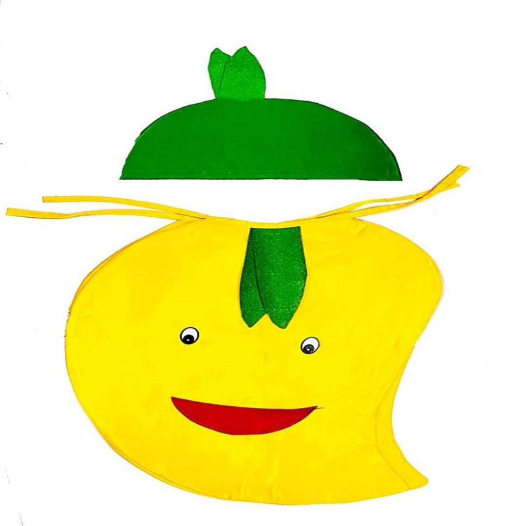 Mango Fruit Costume Cutout and Cap - Free Size