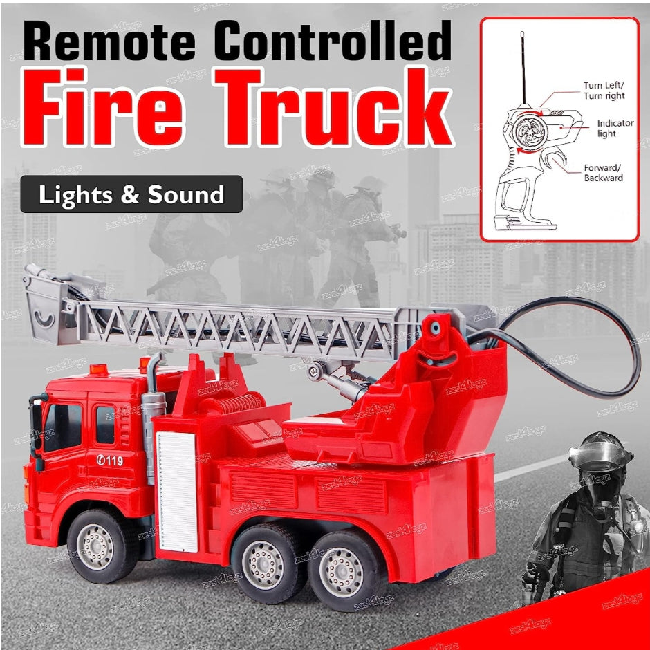 Kids Remote Control Fire Truck