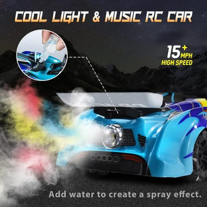 Drift 4wd spray. Dazzle light. Drift racing car