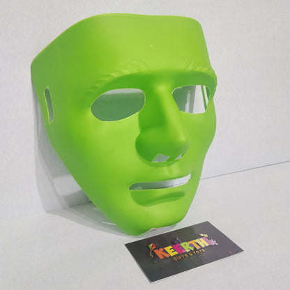 Green anonymous Facemask for Party