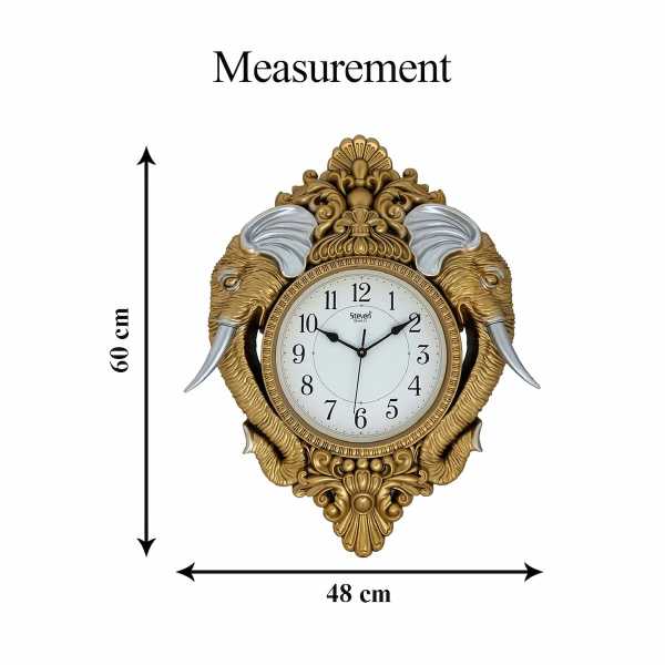 PREMIUM VINTAGE DESIGN OF ELEPHANT TOOTH WALL CLOCK 2301