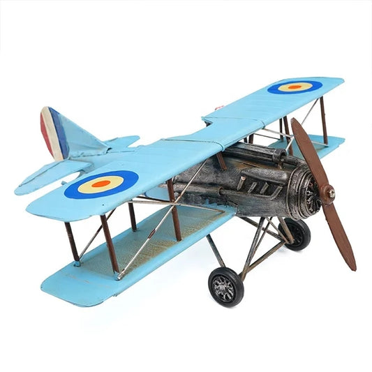 Vintage Metal Crafts Airplane Model For Decoration