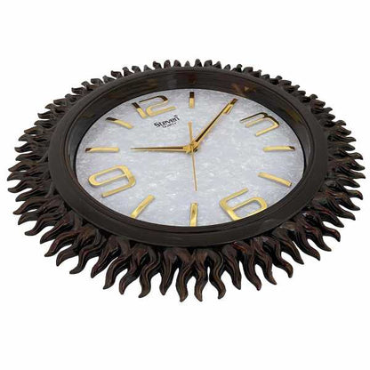 SMALL SUN ANTIQUE WALL CLOCK 1822(F RUST)