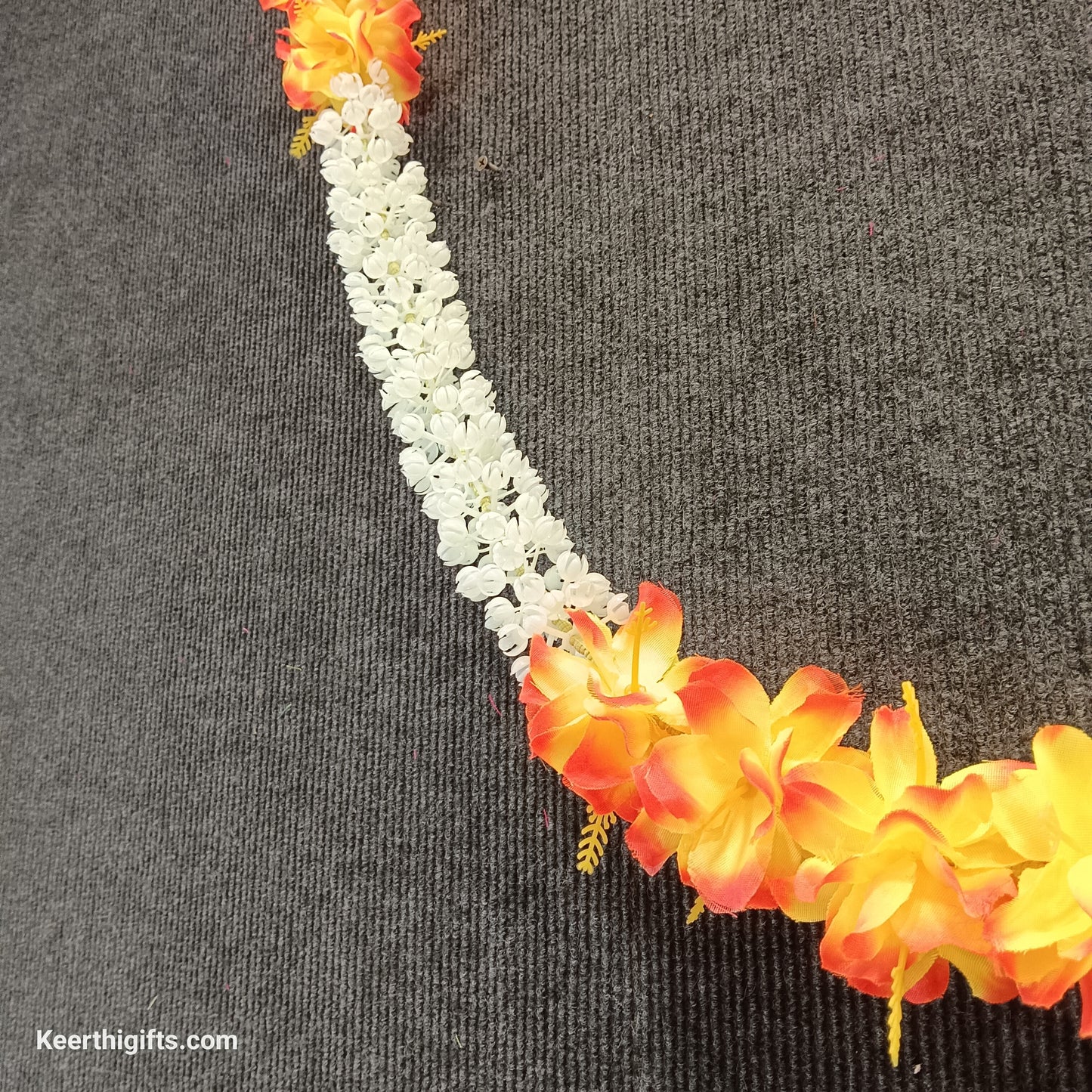 Jaswanti artificial flowers garlands hangings for door sides and Pooja mandhir decoration