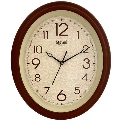 CLASSIC OVAL SHAPED WALL CLOCK 1204