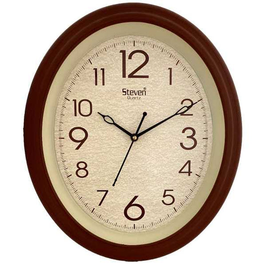 CLASSIC OVAL SHAPED WALL CLOCK 1204