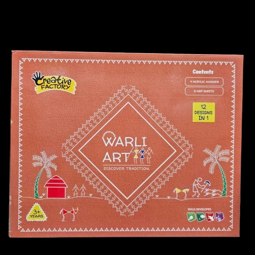 Warli Art Painting Game Art Work Multicolor for creative fun Activity set for kids