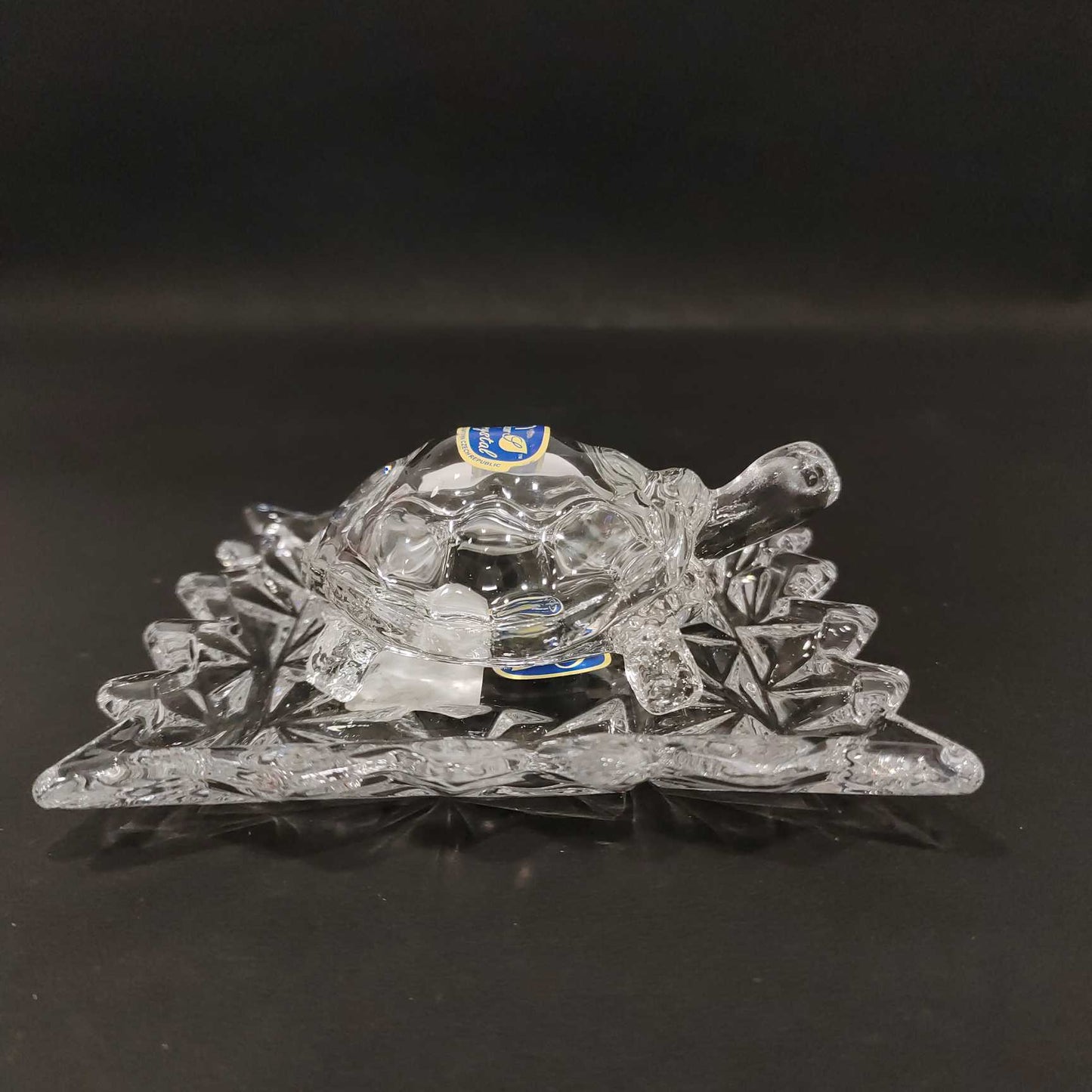 Crystal Tortoise and square Plate for Return gift