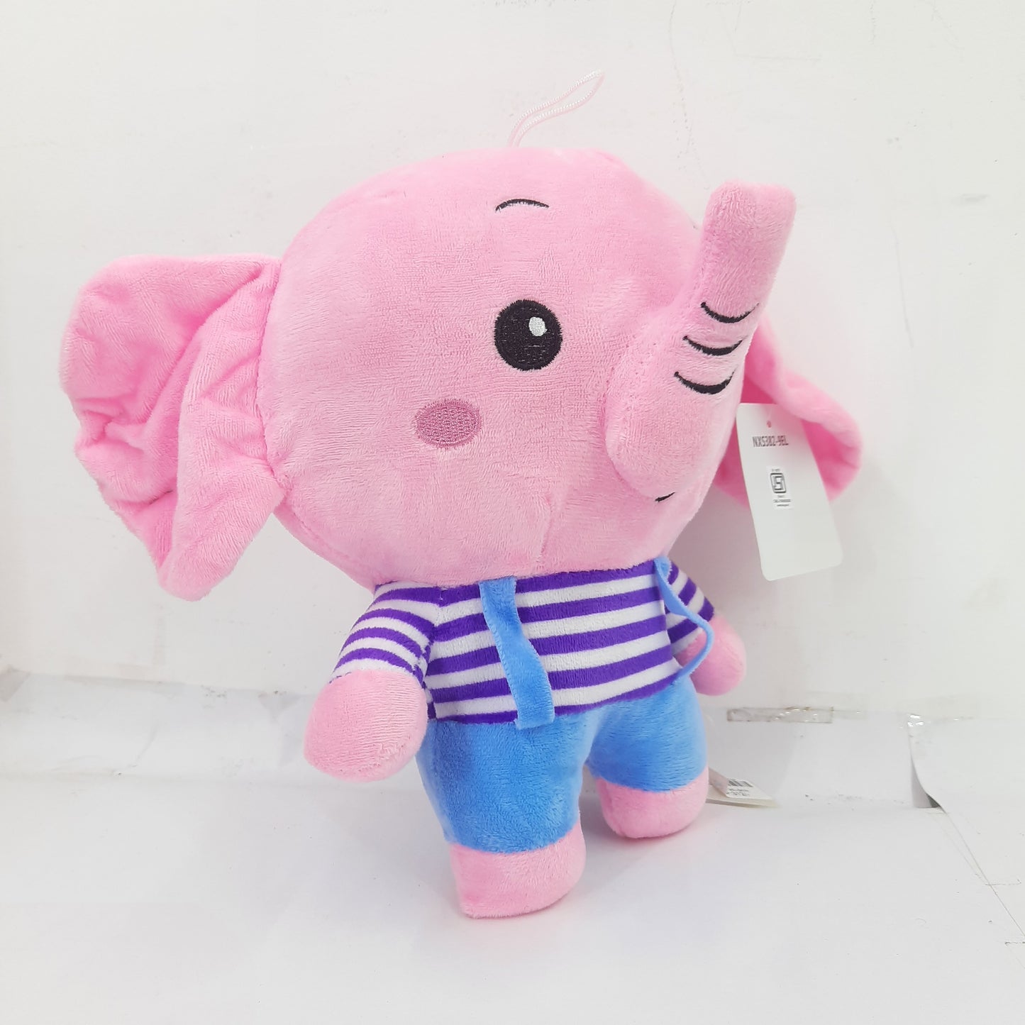 Boy and girl elephant soft toy