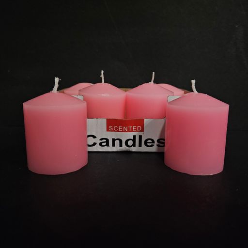 Pure wax Pillar aromatic smokeless candles pack of piece set