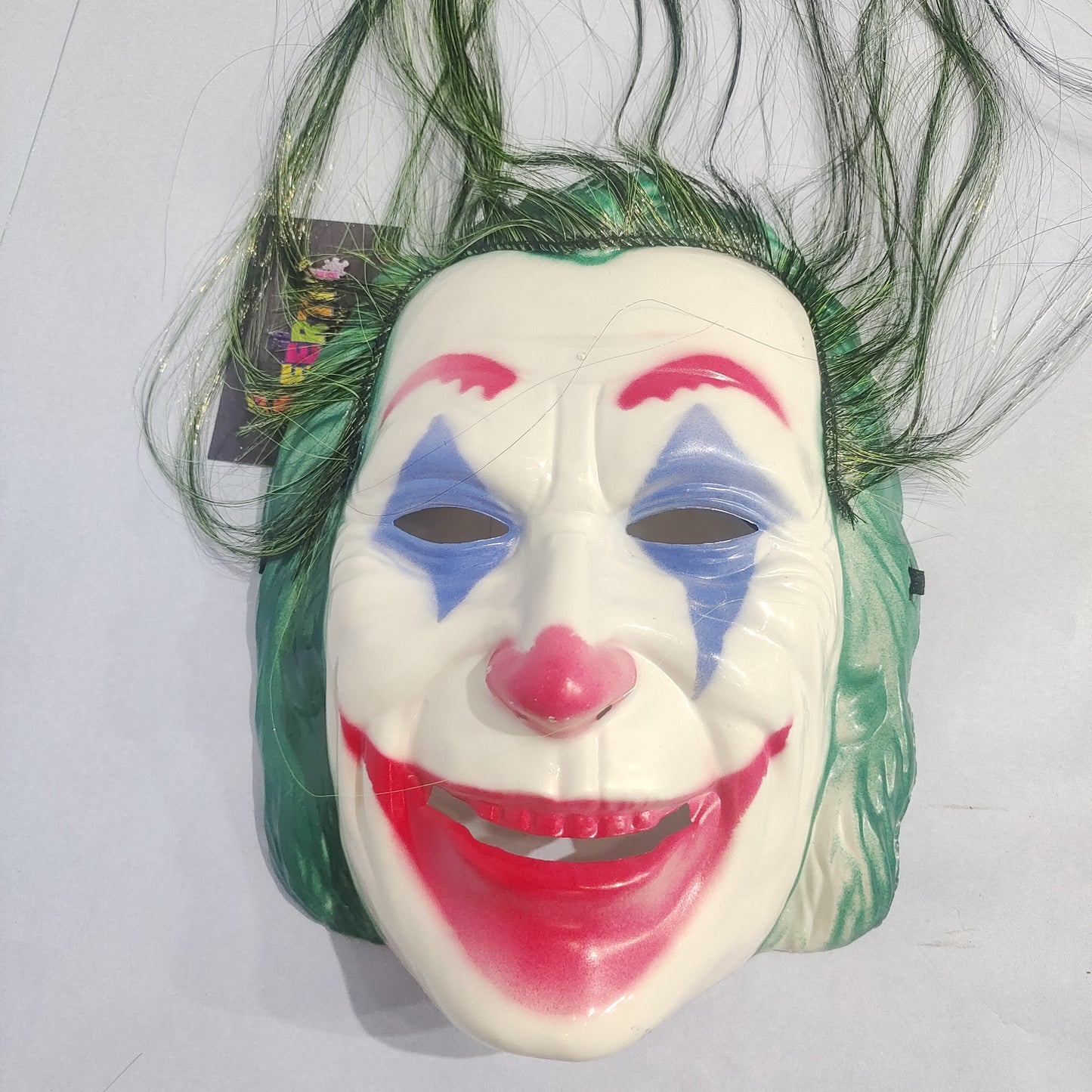 Jocker Face mask with Hair for Halloween party