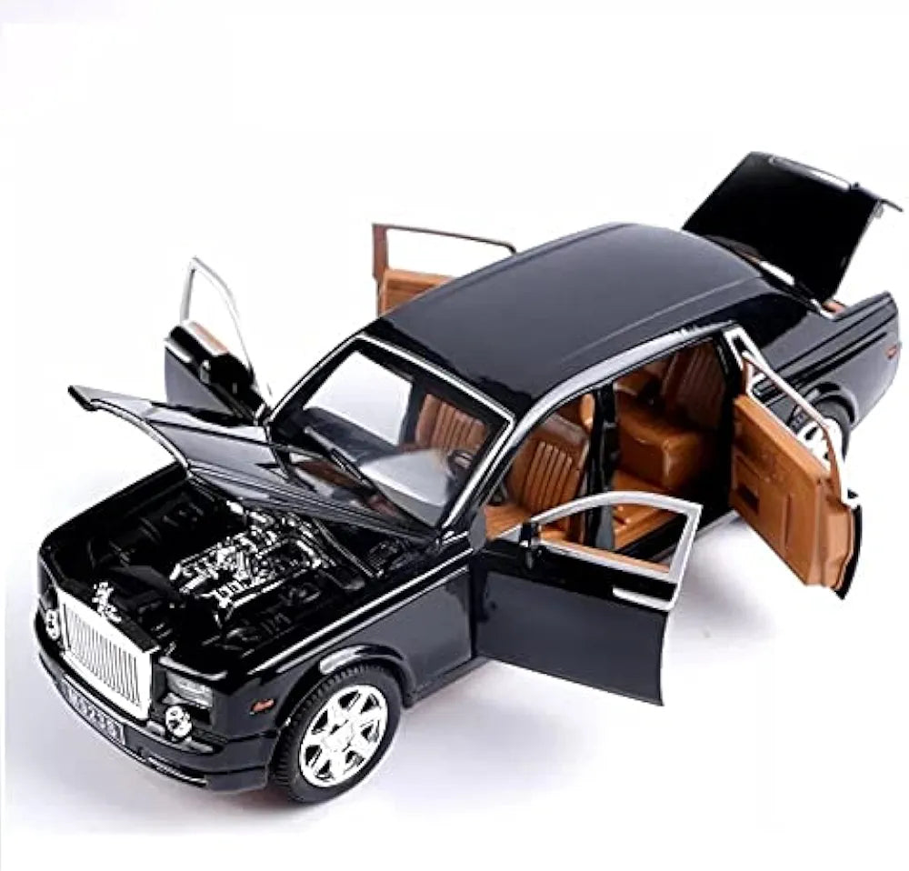 Roles Royce Metal Die-cast pull back car with Openable Doors toy cars for kids and Adults gifting