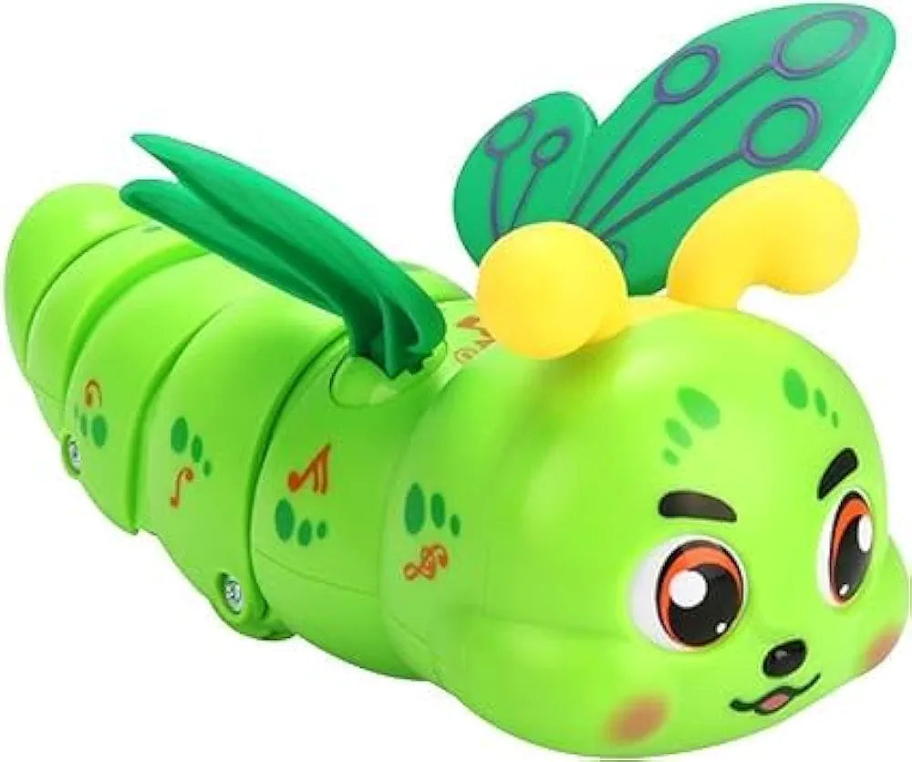 Crawling Caterpillar Toys - Musical Light-Up Toy Animal with 360 Degree Rotation, Stress Relief Toy for Boys, Girls, and Favors Gifts