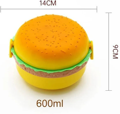 Burger Fun lunch box it is lightweight, safe& hygienic for kids