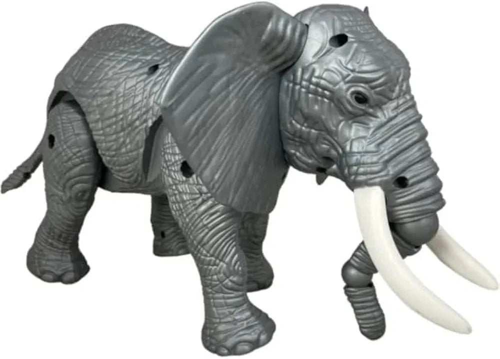 Light and Sound Walking Elephant Toy with Battery Operated for Kids