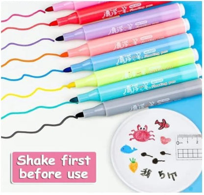 Kids Marker pens Multicolor Plastic kids fancy alcohol marker highlighter pen kids stationery