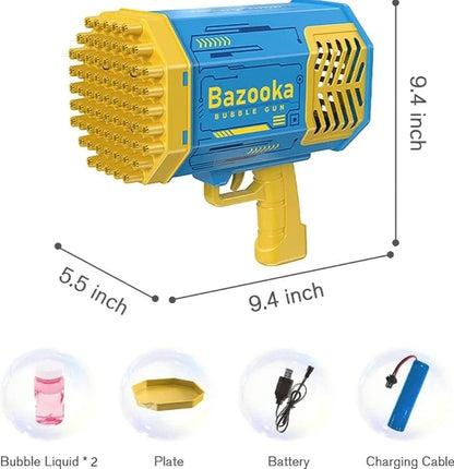 Bazooka Bubble Gun 62 Holes