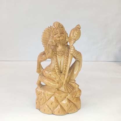 Wooden Hanuman Standing Assort. Design