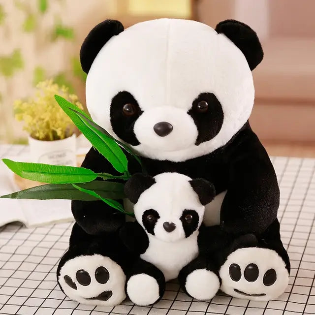 NXS1566 27PD panda with baby panda