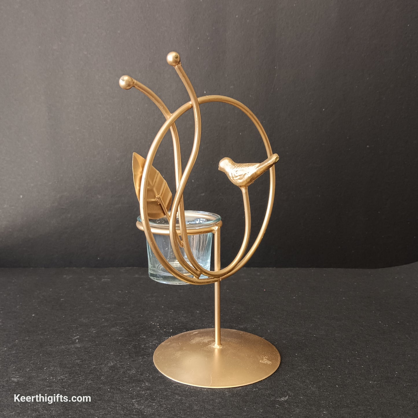 Beautiful bird candle stand