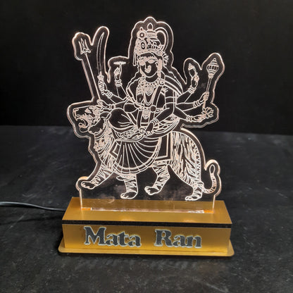 Durga devi LED light showpiece