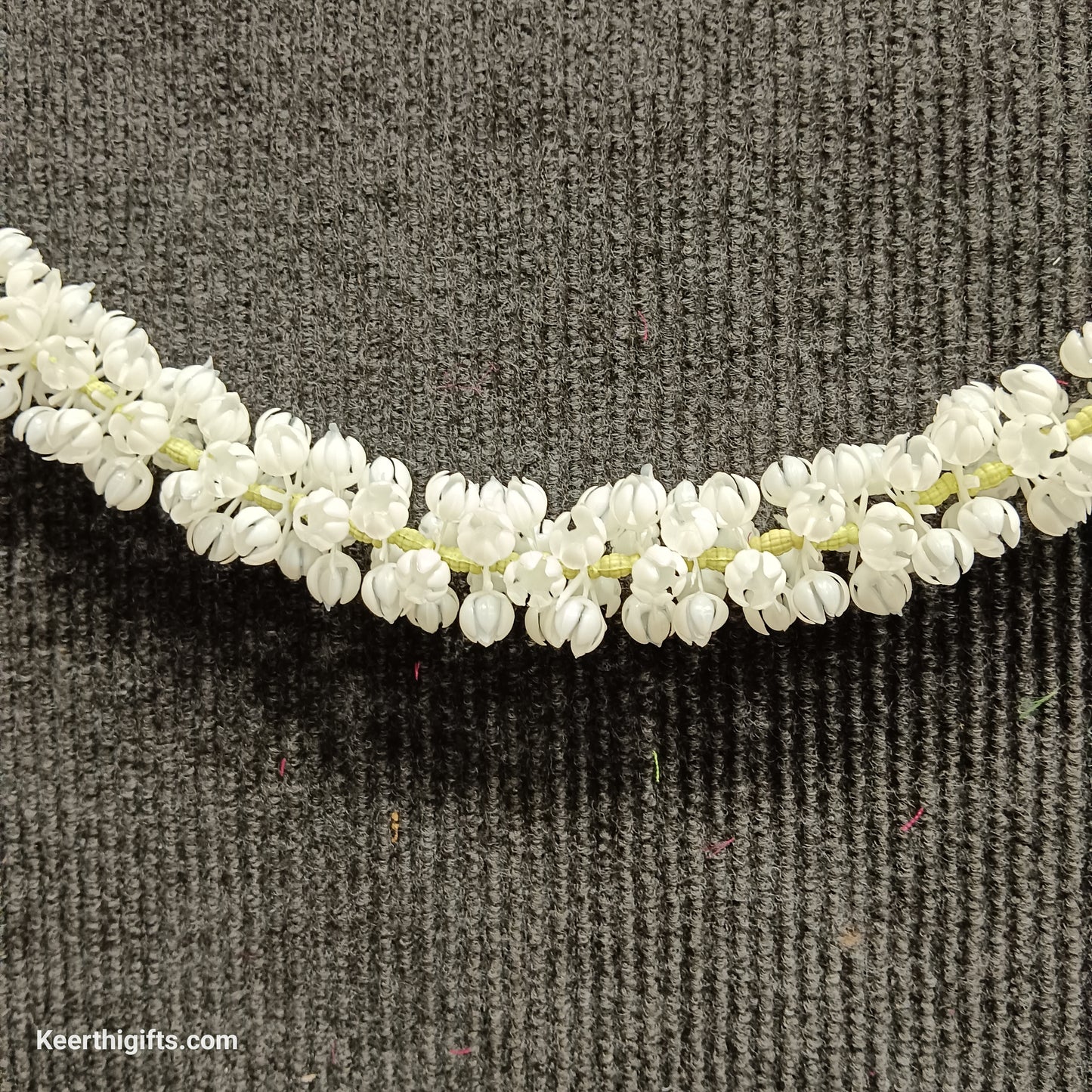 Mogra Jasmine artificial flowers garlands hangings for door sides and Pooja mandhir decoration