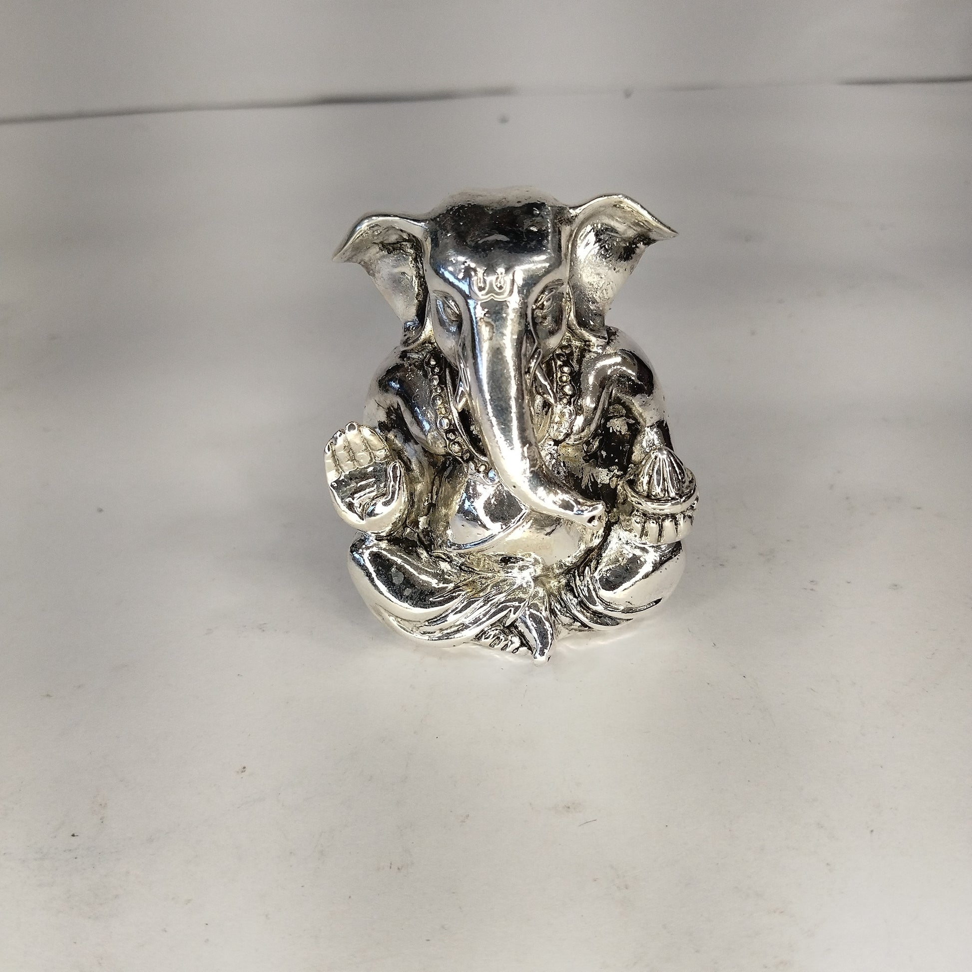 Ganesh silver idol