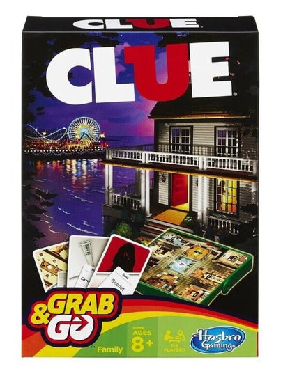 Clue grab and go board game for kids from 8 year old