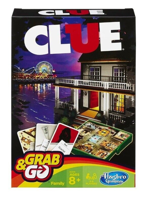 Clue grab and go board game for kids from 8 year old