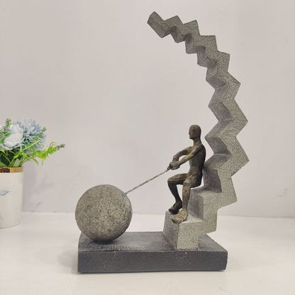 Never Giveup Abstract Sculpture