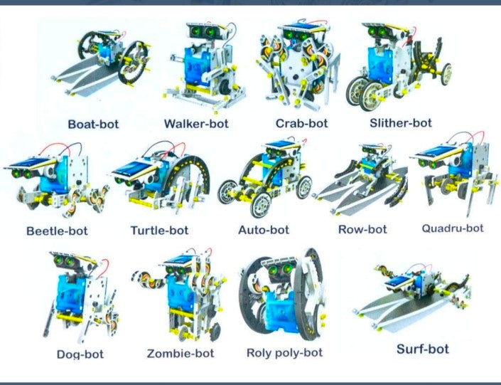 13 in 1 Solar Robot Educational Toy