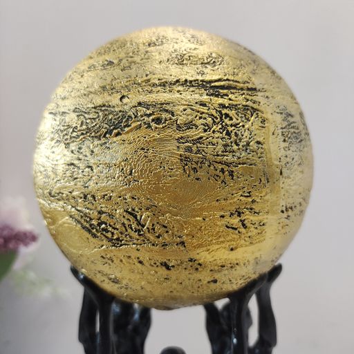 Three Strongan holding sphere Showpiece