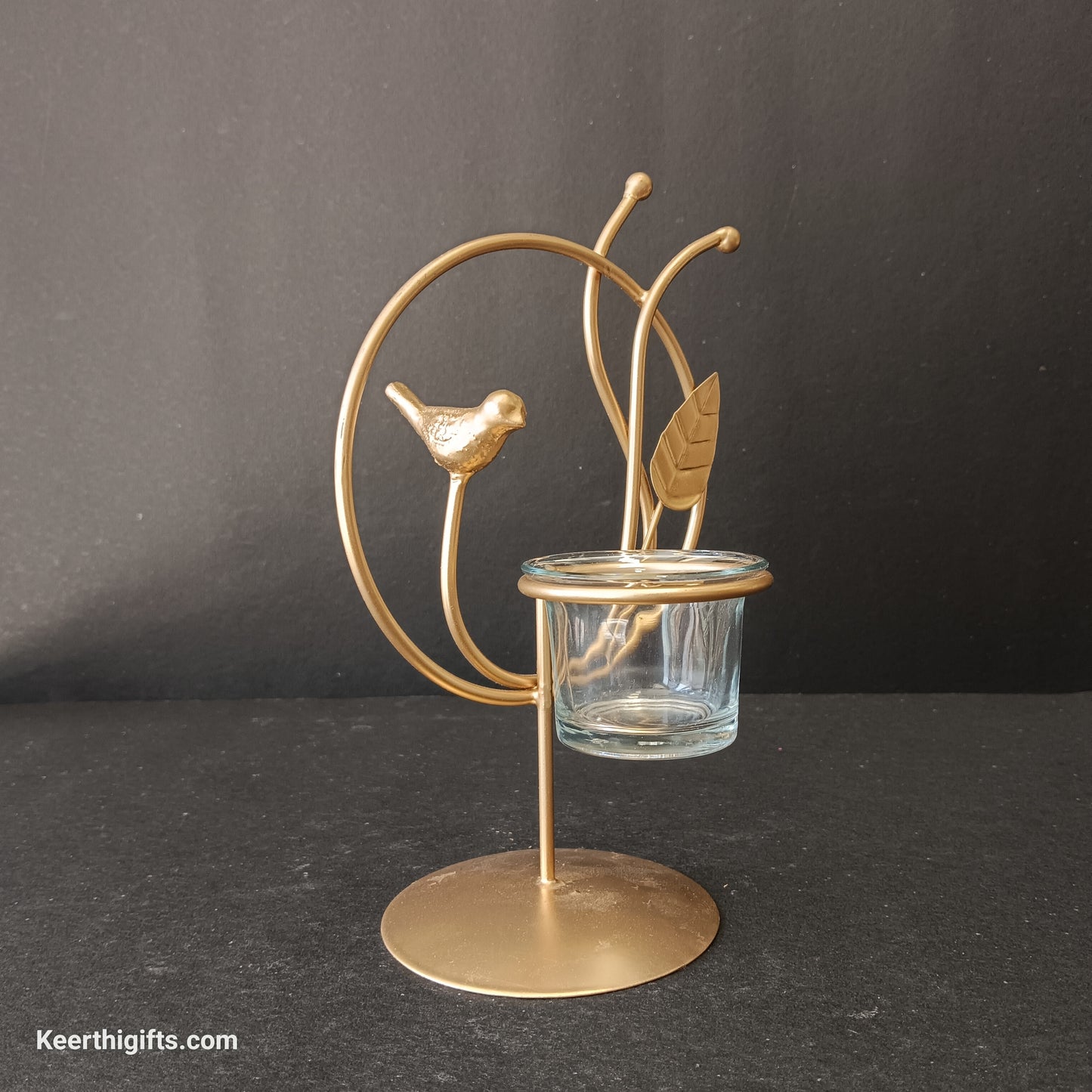 Beautiful bird candle stand