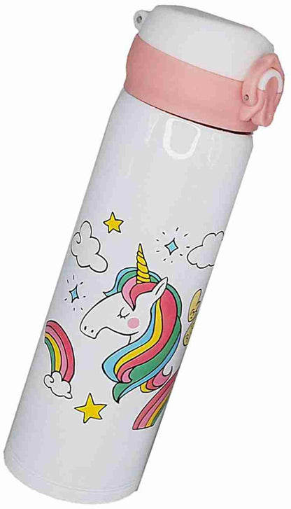 Double Vacuum Insulated Stainless Steel unicorn themed Water Bottle for Kids Bottle