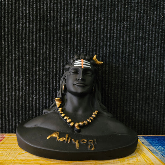 Handcrafted Adiyogi Shiva Statue for Car Dashboard Home Decor and Shivratri Perfect for Car Dashboard Home Decor