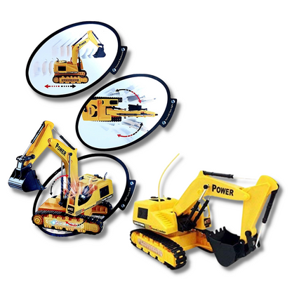 5 channel remote controlled excavator JCB truck