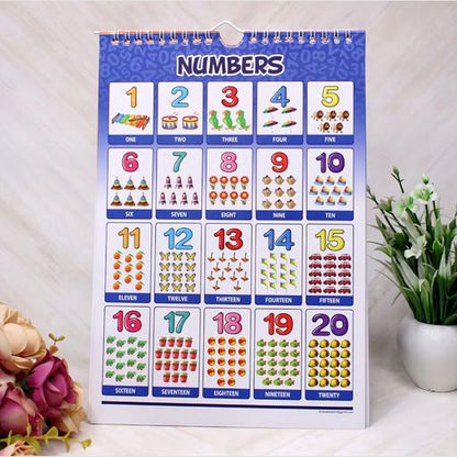 Look and learn big size 20 subjects learning educational calendar for kids