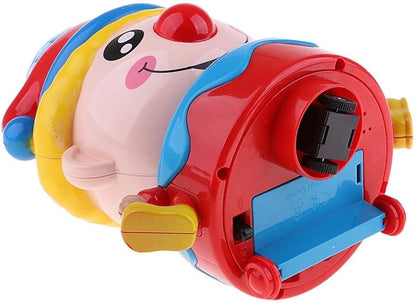 Trending Kids Battery Powered Adorable 360 Degree Rotation Clown Toy Avoid Obstacles with Lights and Music