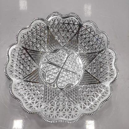 Silver cane basket