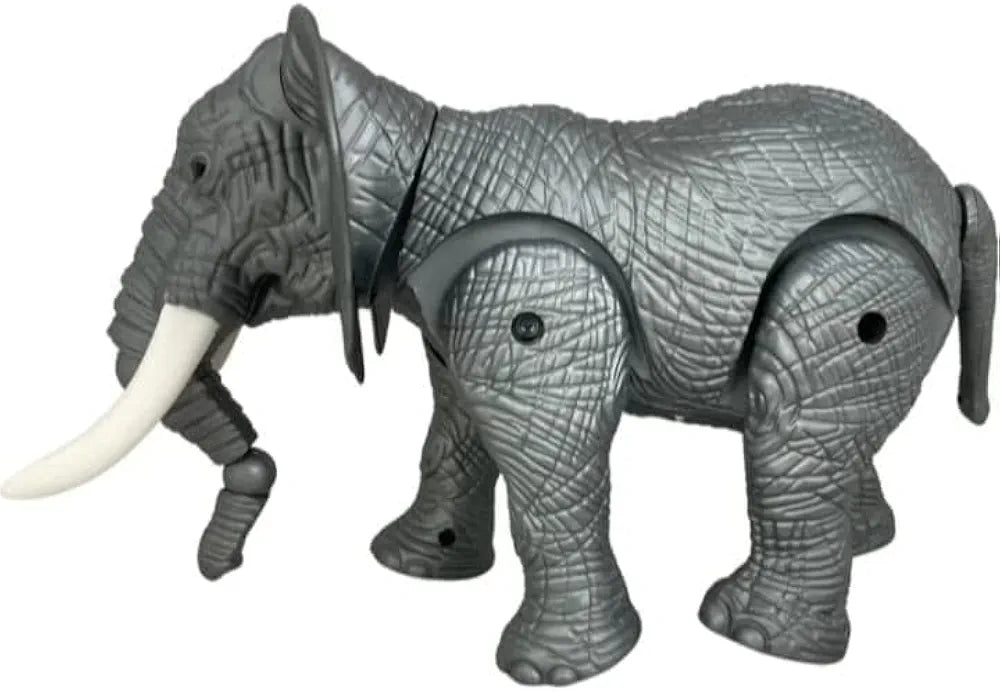 Light and Sound Walking Elephant Toy with Battery Operated for Kids