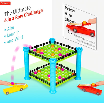 Master Launcher 4 in a Row Challenge Game for Kids Boys Girls Puzzles and Games 2 Player Game