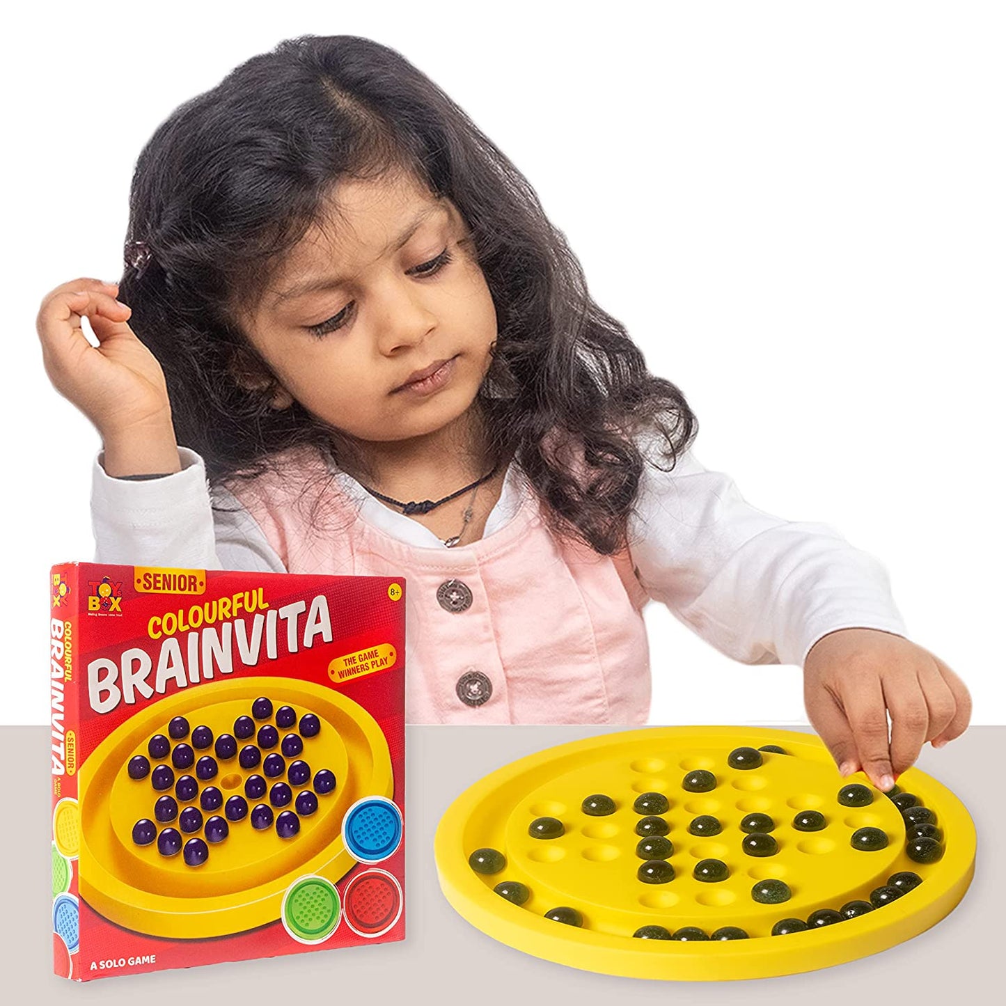 Colorful Brainvita Toy Box