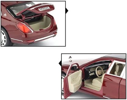 Die-Cast Meercedes Maybach Metal Openable Doors Car for Kids