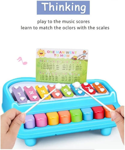 Key Piano Organ and Xylophone Musical Toy with 2 Mallets for Kids 3 Years Above Old